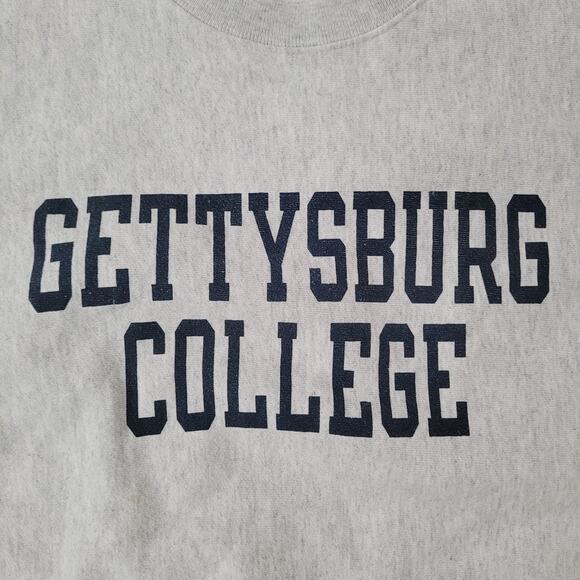 Vintage Y2K Gettysburg College Sweatshirt Womens Small 20x24 Baggy - Picture 13 of 16